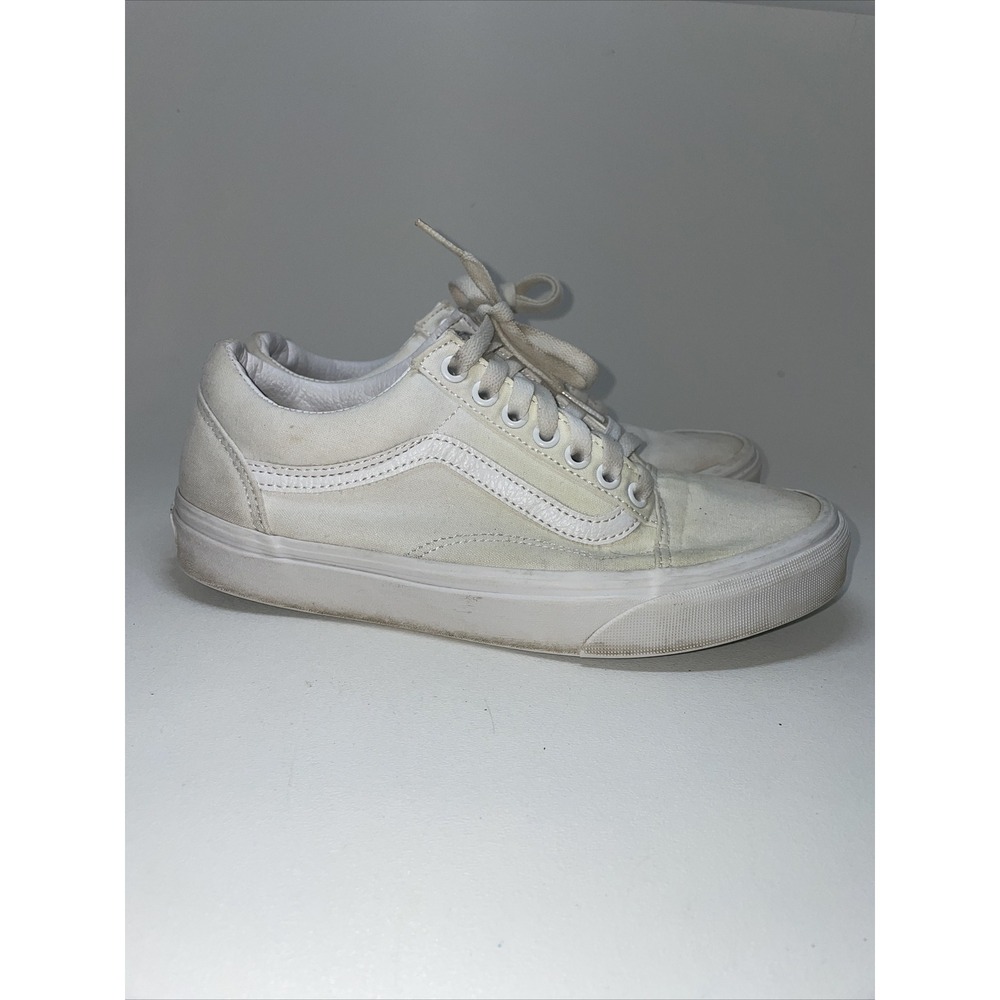 Vans Mens Off The Wall 721356 White Casual Shoes Sneakers Size‎ 7